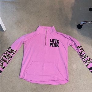 Love Pink quarter zip